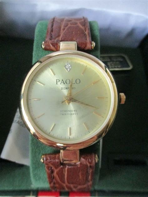 paolo watch designed by paolo gucci|paolo Gucci watch prices.